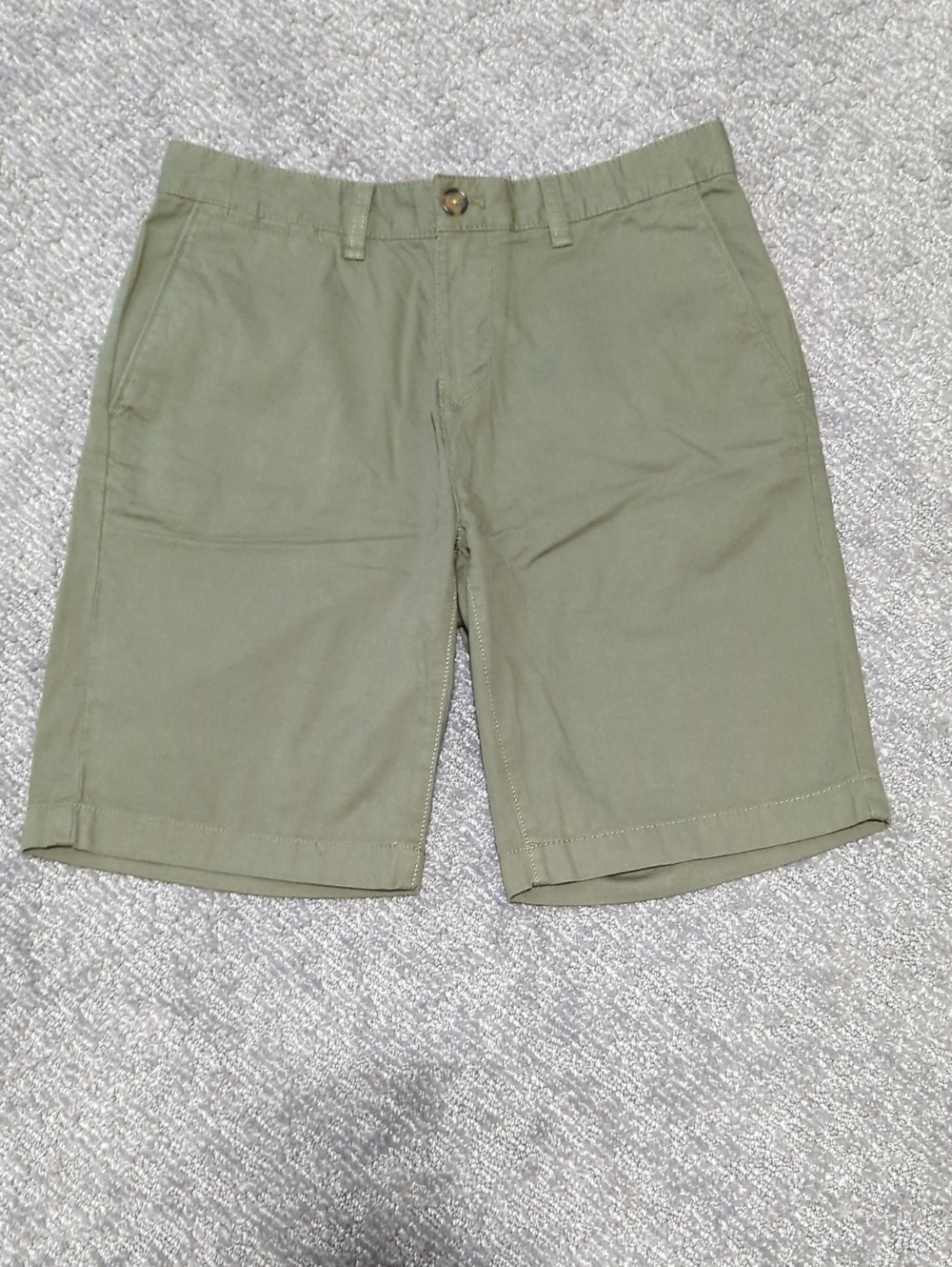 Tommy Hilfiger Olive Flat Front Chino Shorts